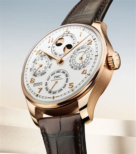 iwc perpetual calendar rose gold|Portugieser Perpetual Calendar 44 .